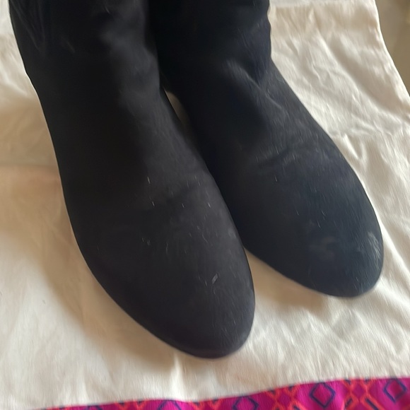 Tory Burch Irene Suede Wedge Boots 11 - Picture 7 of 10